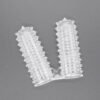 Double Finger Stall Buckle Set Particle Barbed Crystal Exotic Condom Couple Toys
