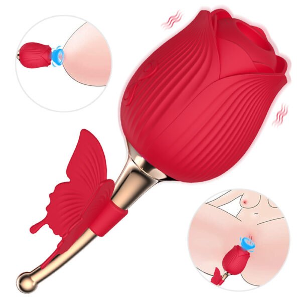 Rose Sucker Sucking Milk Vibrating Vibrating Egg  Device