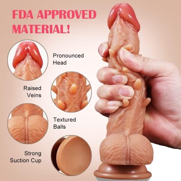 Popular Choice --- 1 Reusable Penis Cover With Vibration Function, Flesh Colored Penis Protection Cover, Super Soft Suitable For Couples With Penis Rings, Vibrating Dildos, Men's Toys, Penis Covers