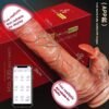 Swing Heating Peristaltic Telescopic Dildos