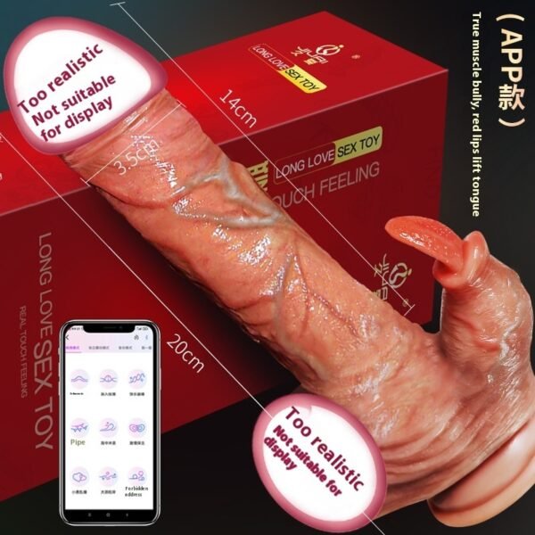 Swing Heating Peristaltic Telescopic Dildos