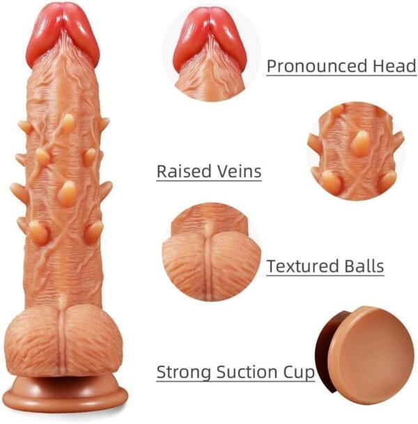 Popular Choice --- 1 Reusable Penis Cover With Vibration Function, Flesh Colored Penis Protection Cover, Super Soft Suitable For Couples With Penis Rings, Vibrating Dildos, Men's Toys, Penis Covers