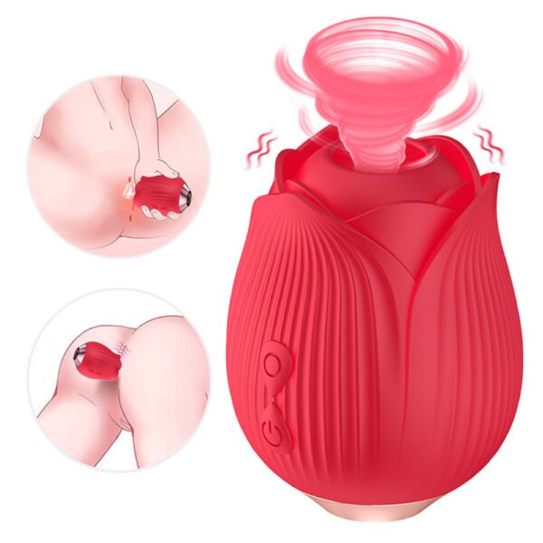 Rose Sucker Sucking Milk Vibrating Vibrating Egg  Device