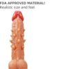 Popular Choice --- 1 Reusable Penis Cover With Vibration Function, Flesh Colored Penis Protection Cover, Super Soft Suitable For Couples With Penis Rings, Vibrating Dildos, Men's Toys, Penis Covers
