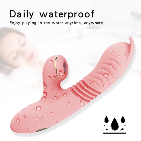 Vibrator- G-Spot Vibrators Clit Vagina Vibrator- Thrusting Vibrating Dildo Nipple Sex- Toy For Adults Women Masturbator-
