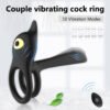 Vibrator For Couple,G Spot 2 In 1 Vibrating Cock Ring With 10 Modes, Men's Penis Vibrators Clitorals Stimulator For Women,Adult Sex Toys