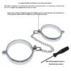handcuffs and footcuffs restraint set