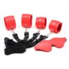 bondage bed strap kit Red