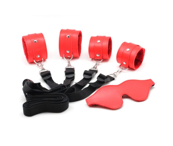 bondage bed strap kit Red