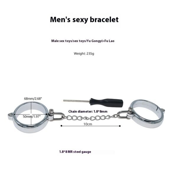 handcuffs and footcuffs restraint set