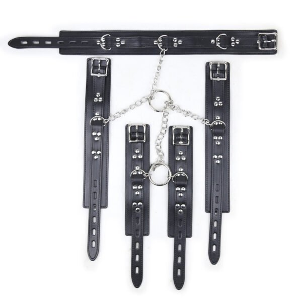 collar back handcuffs adjustable set