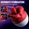 Rose Sex Toys Vibrator For Women - Adult Toys With 10 Vibrating & 10 Tongue Licking Modes, Nipple Toys Clitoral Vibrator G-Spot Vibrators, Adult Sex Toys