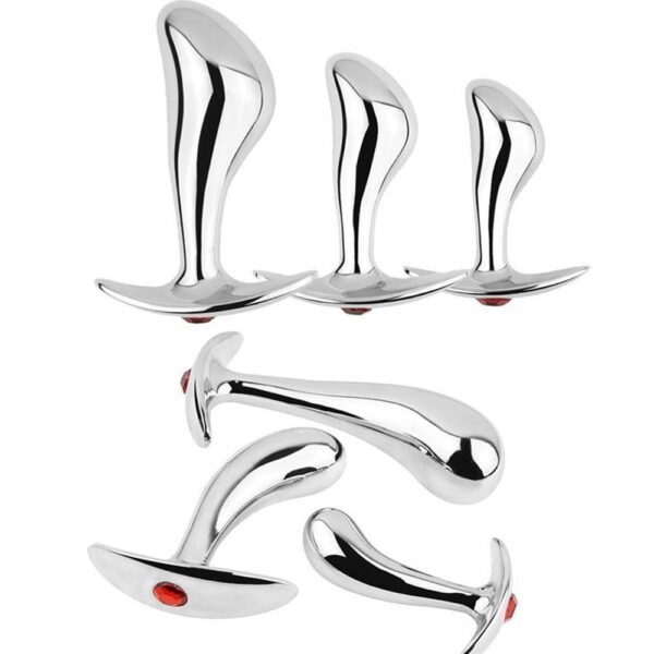 919bd712-3ed8-4c27-8290-fb87edbdee4d.jpg Metal Anal Plug Anal Dildo Butt Masturbation G Spot Dilator