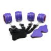 bondage bed strap kit purple