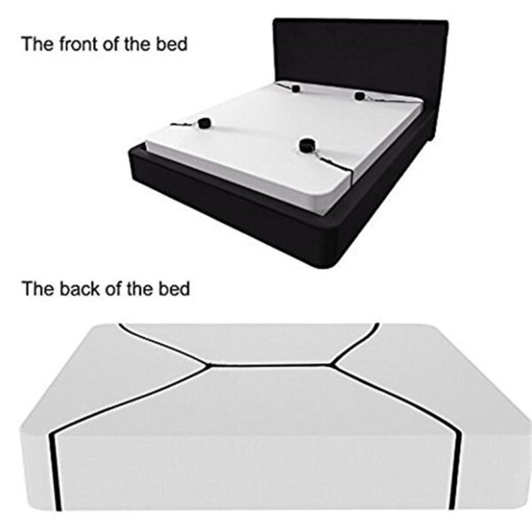 bondage bed strap kit black