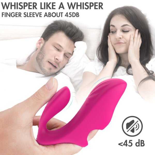 finger vibrator silicone pink