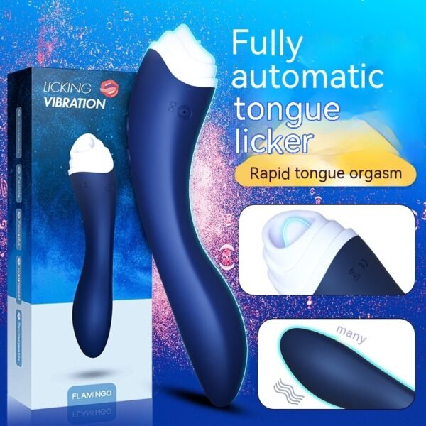 tongue licking vibrator purple
